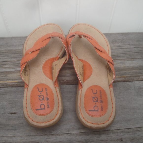 BOC Born Concepts Sandals Size 7 Orange Style Quality Sandals - Picture 4 of 5